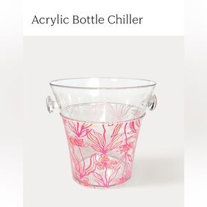 NIB Lilly Pulitzer GWP drink chiller / ice bucket in lovely long stems